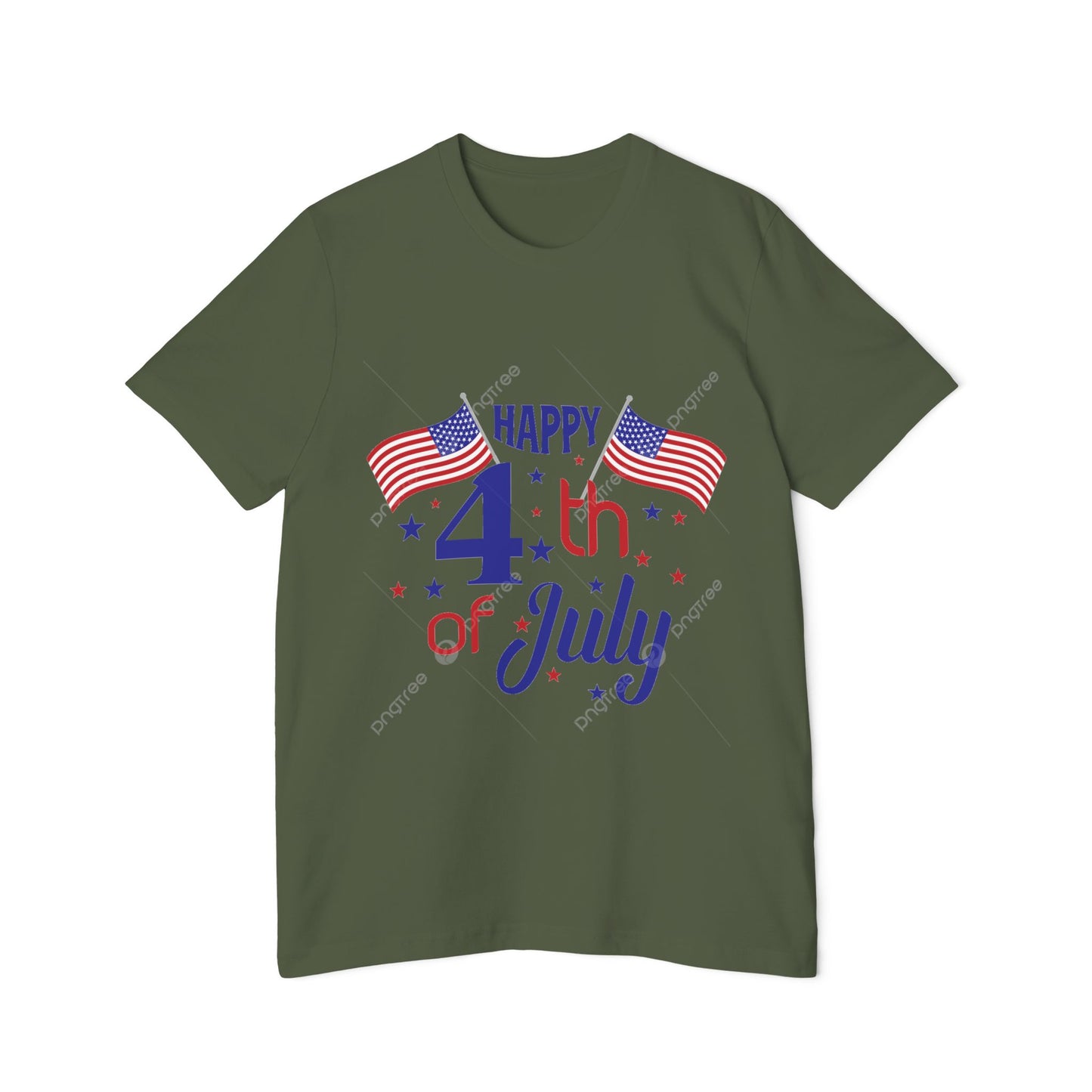 USA-Made Happy 4th of July T-Shirt, Patriotic Tee, Independence Day Shirt, Summer BBQ Outfit, Family Celebration Apparel