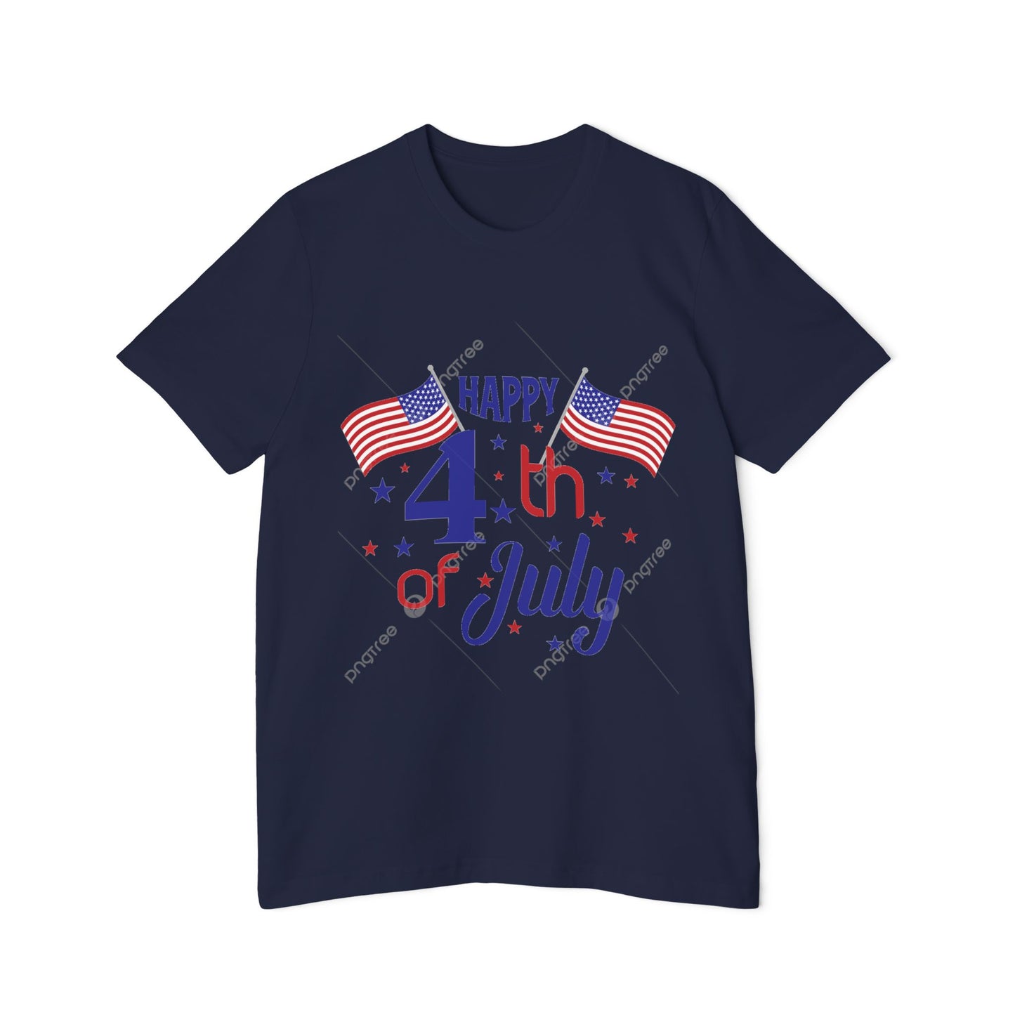 USA-Made Happy 4th of July T-Shirt, Patriotic Tee, Independence Day Shirt, Summer BBQ Outfit, Family Celebration Apparel