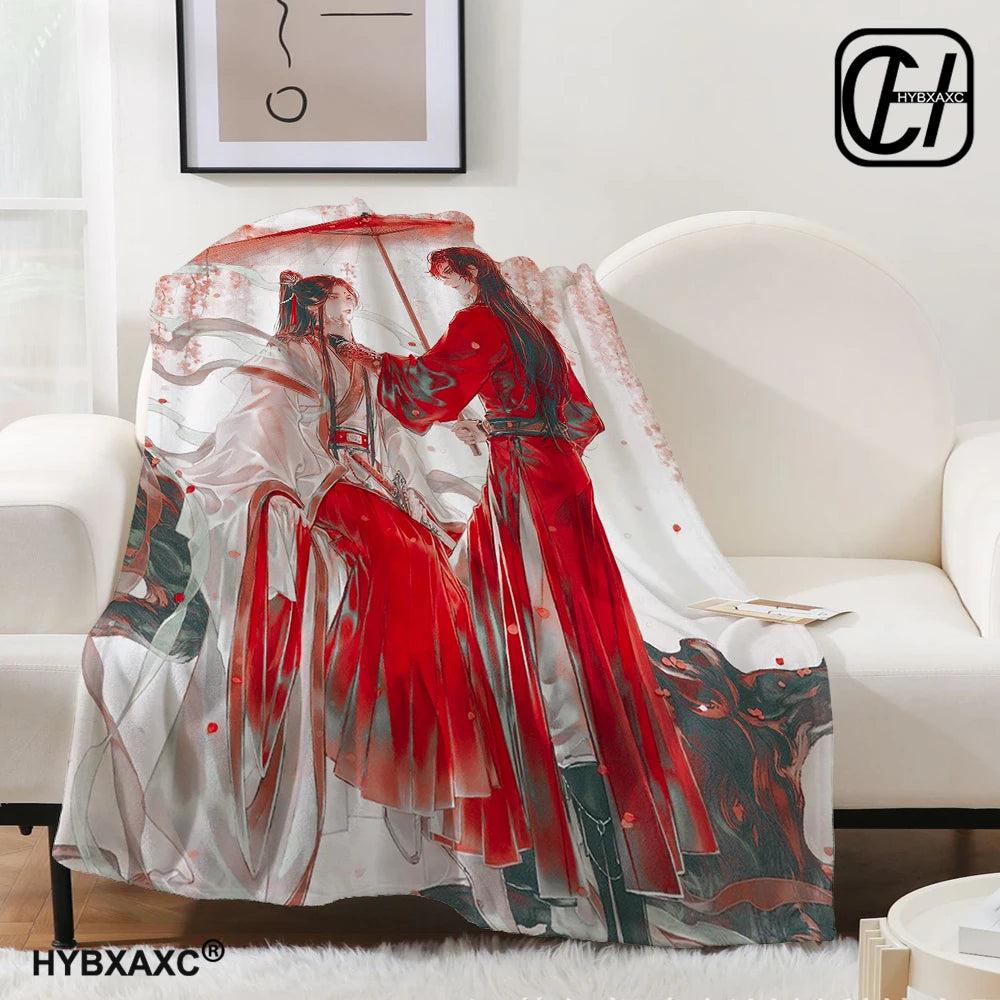 Heaven official’s blessing anime Popular BL Comics throw blanket sofa bed office nap blanket Personalized customized gifts