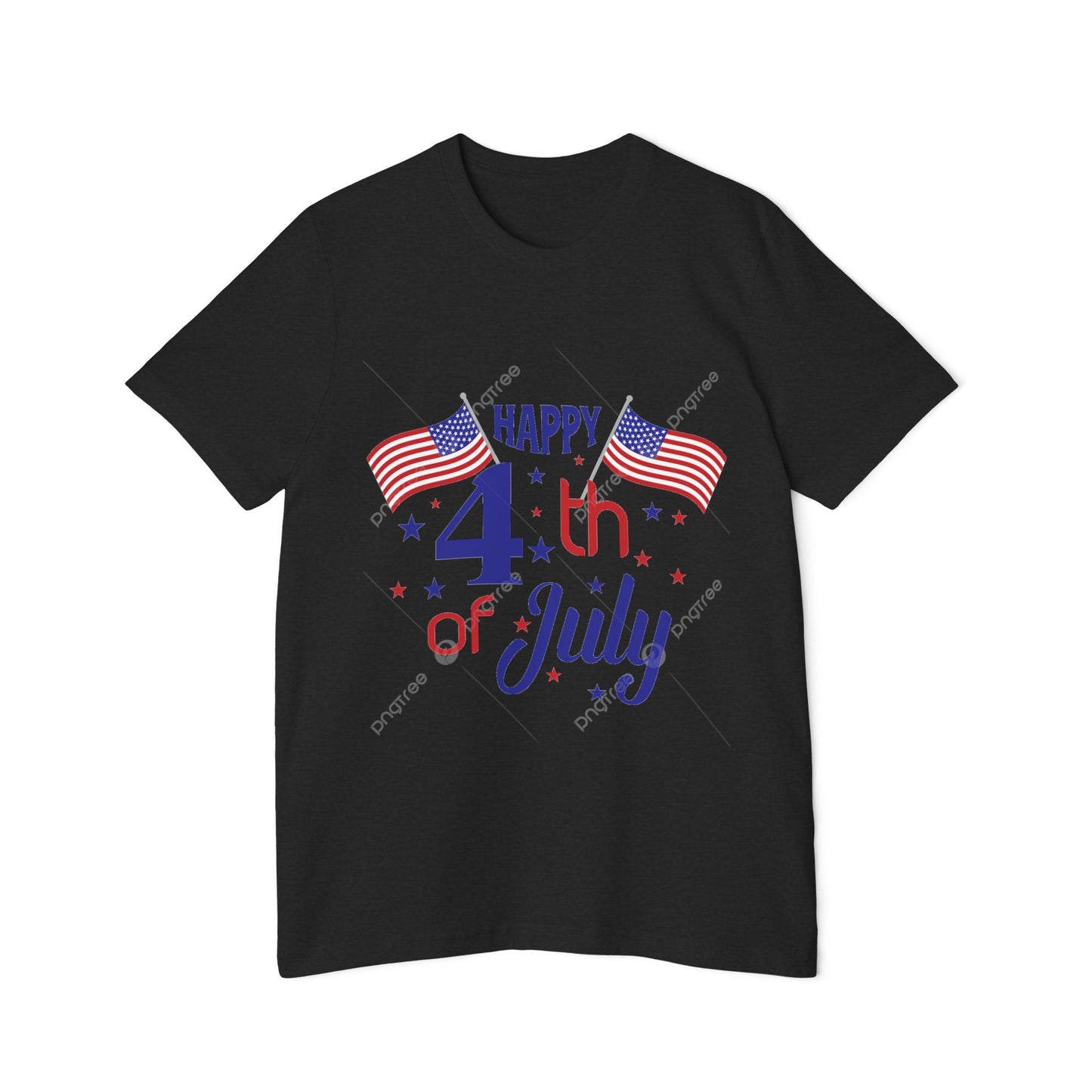 USA-Made Happy 4th of July T-Shirt, Patriotic Tee, Independence Day Shirt, Summer BBQ Outfit, Family Celebration Apparel