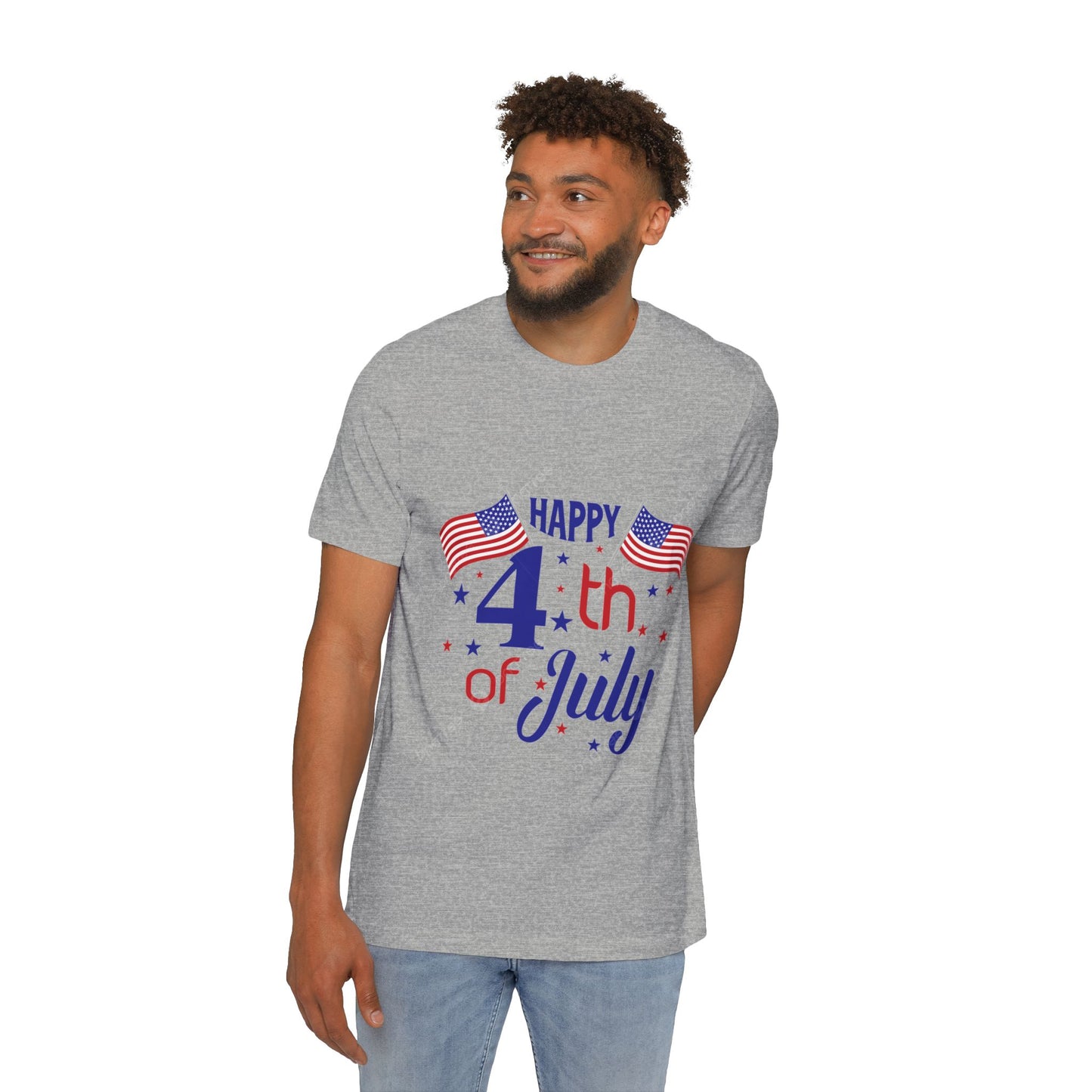 USA-Made Happy 4th of July T-Shirt, Patriotic Tee, Independence Day Shirt, Summer BBQ Outfit, Family Celebration Apparel