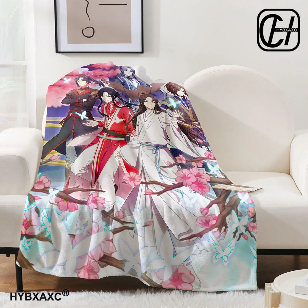 Heaven official’s blessing anime Popular BL Comics throw blanket sofa bed office nap blanket Personalized customized gifts