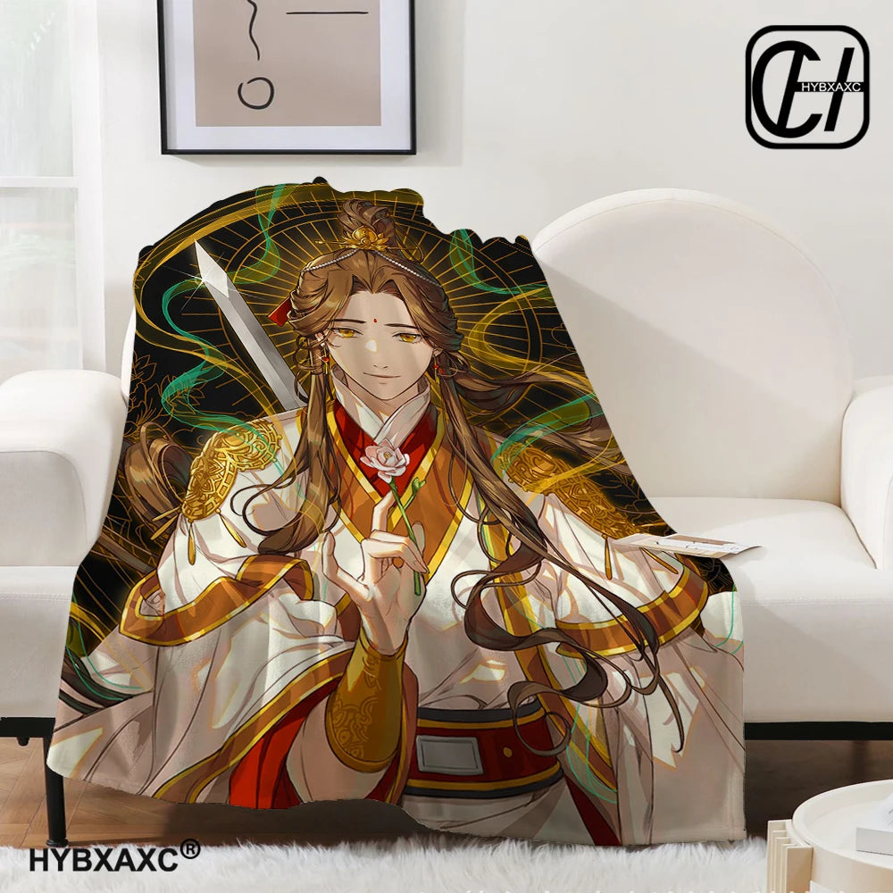 Heaven official’s blessing anime Popular BL Comics throw blanket sofa bed office nap blanket Personalized customized gifts