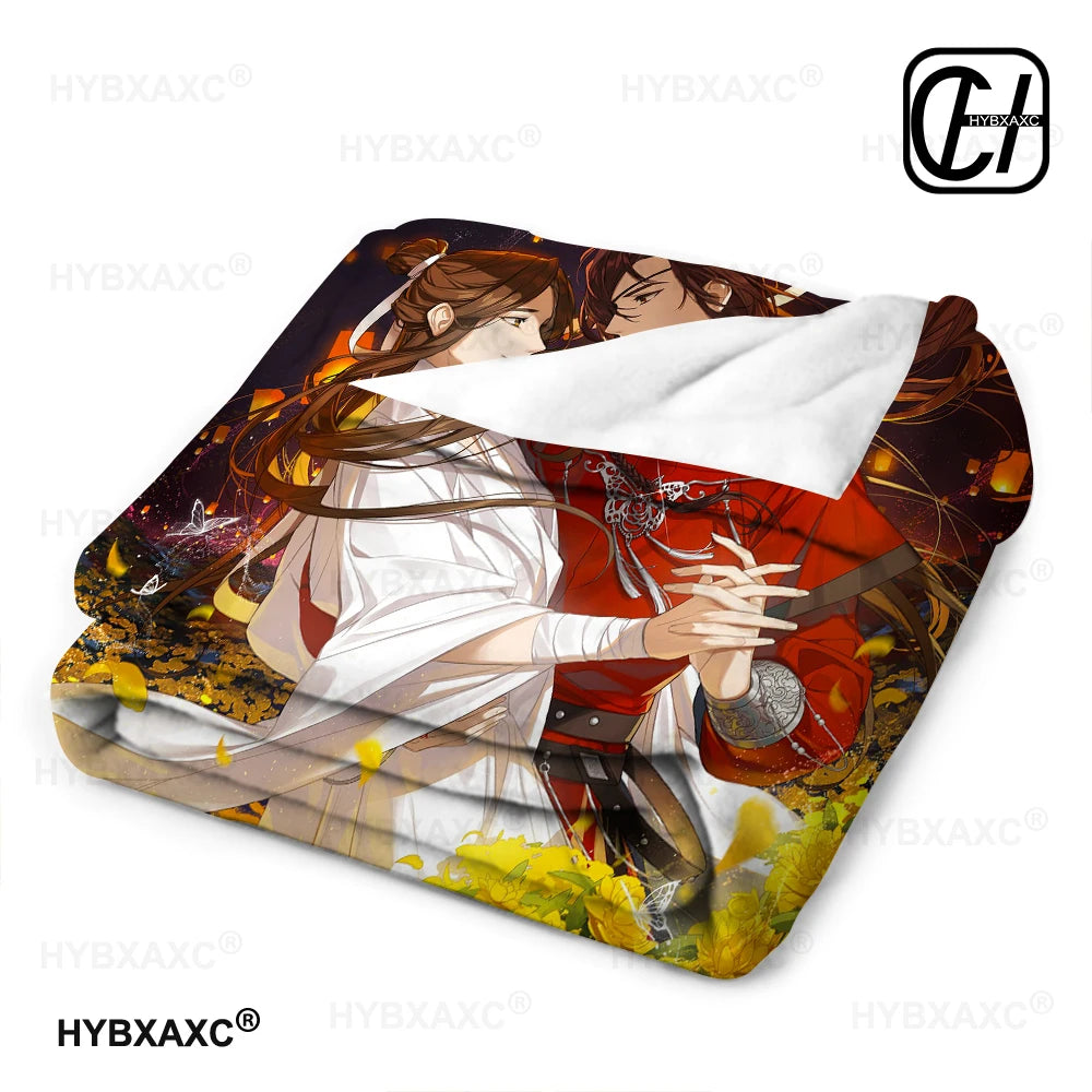 Heaven official’s blessing anime Popular BL Comics throw blanket sofa bed office nap blanket Personalized customized gifts