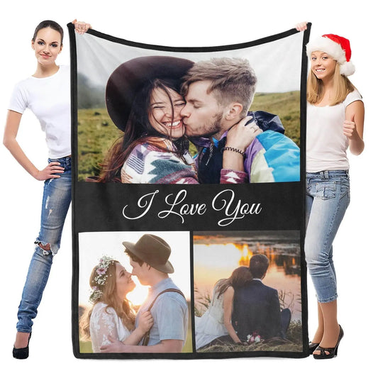 Custom Blanket with Photo, Customized Blanket, Personalized Picture Blankets, Customizable Blankets, Personalized Anniversary