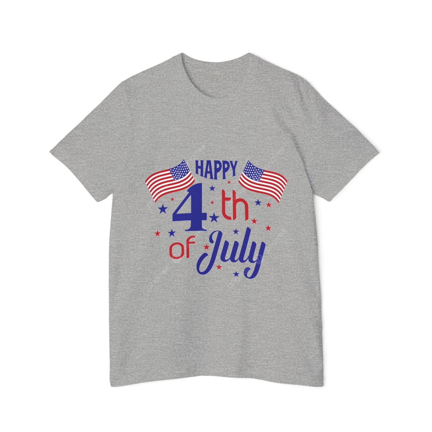 USA-Made Happy 4th of July T-Shirt, Patriotic Tee, Independence Day Shirt, Summer BBQ Outfit, Family Celebration Apparel