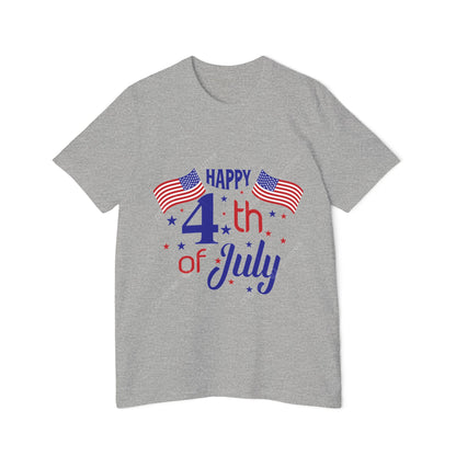 USA-Made Happy 4th of July T-Shirt, Patriotic Tee, Independence Day Shirt, Summer BBQ Outfit, Family Celebration Apparel