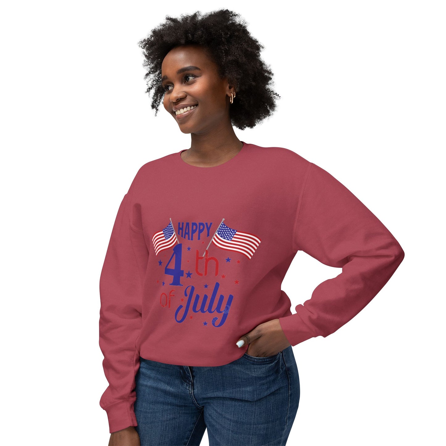 Patriotic Crewneck Sweatshirt, Happy 4th of July Top, Unisex Independence Day Sweater, Holiday Gift, Casual Summer Wear, Red White [...]