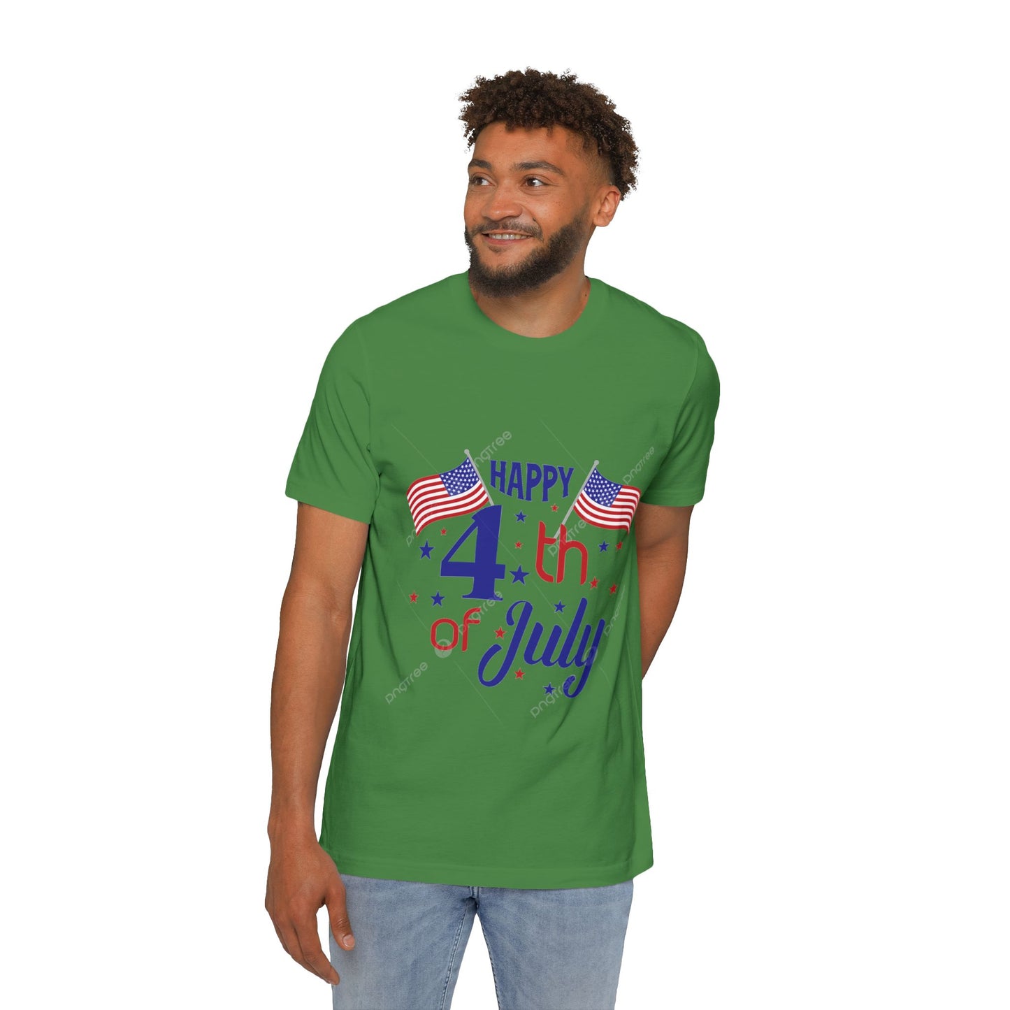 USA-Made Happy 4th of July T-Shirt, Patriotic Tee, Independence Day Shirt, Summer BBQ Outfit, Family Celebration Apparel
