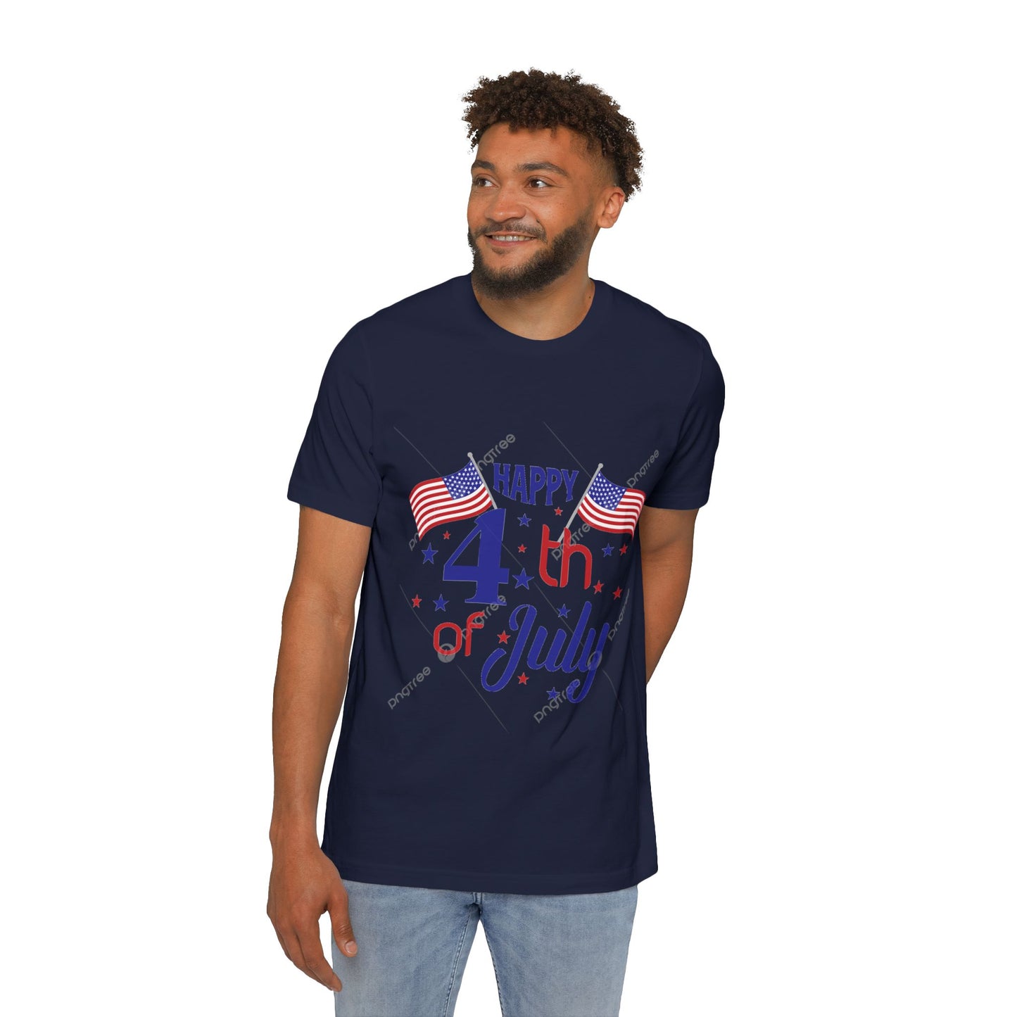 USA-Made Happy 4th of July T-Shirt, Patriotic Tee, Independence Day Shirt, Summer BBQ Outfit, Family Celebration Apparel