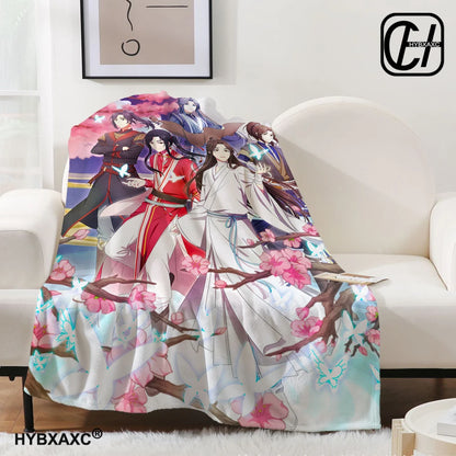 Heaven official’s blessing anime Popular BL Comics throw blanket sofa bed office nap blanket Personalized customized gifts