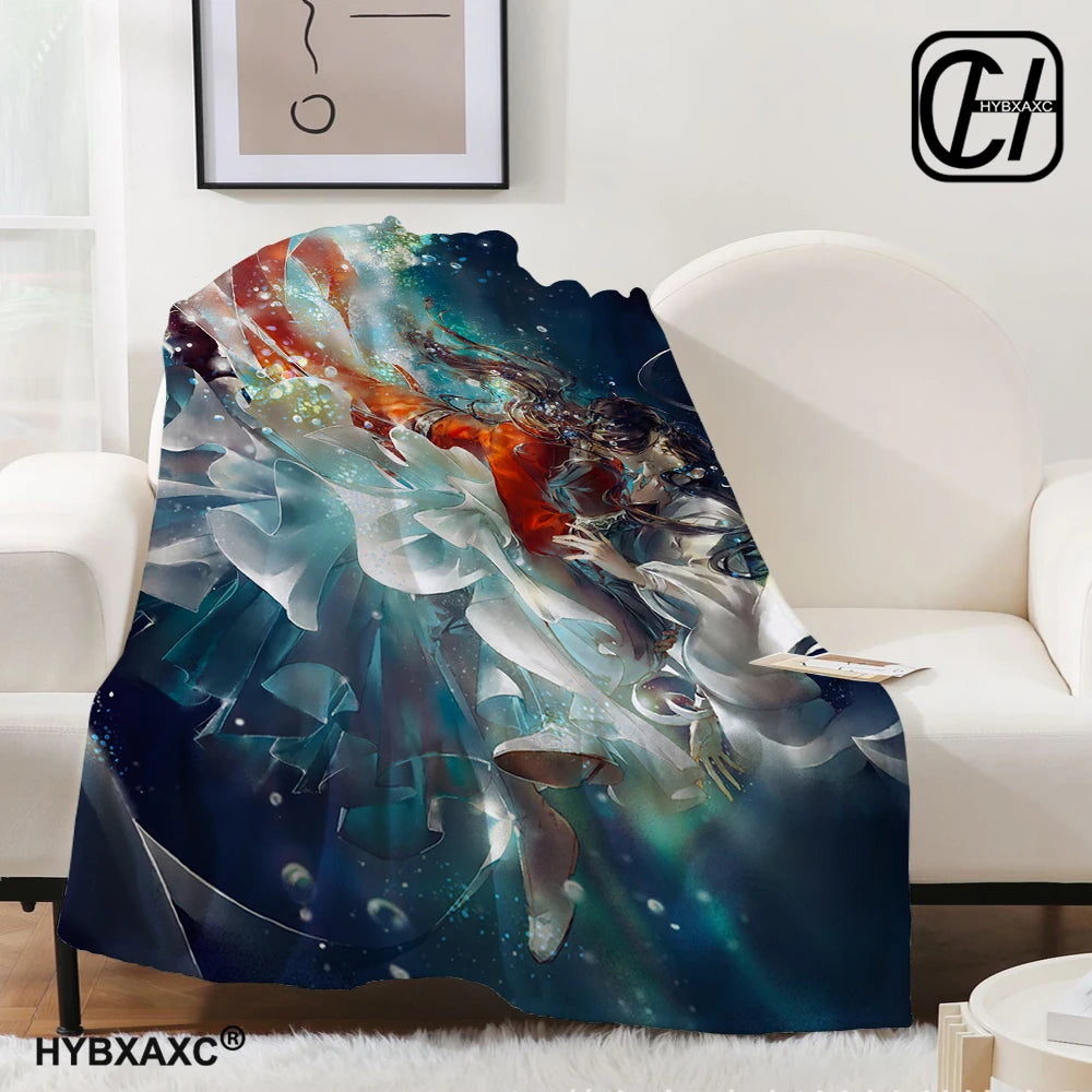 Heaven official’s blessing anime Popular BL Comics throw blanket sofa bed office nap blanket Personalized customized gifts