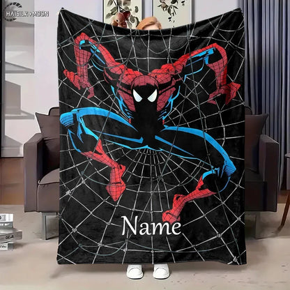 Customized Blankets, Personalized Name, Exclusive To You, Spider-Man,Four-season, Shipped At The Speed of Light, Arrive Quickly.
