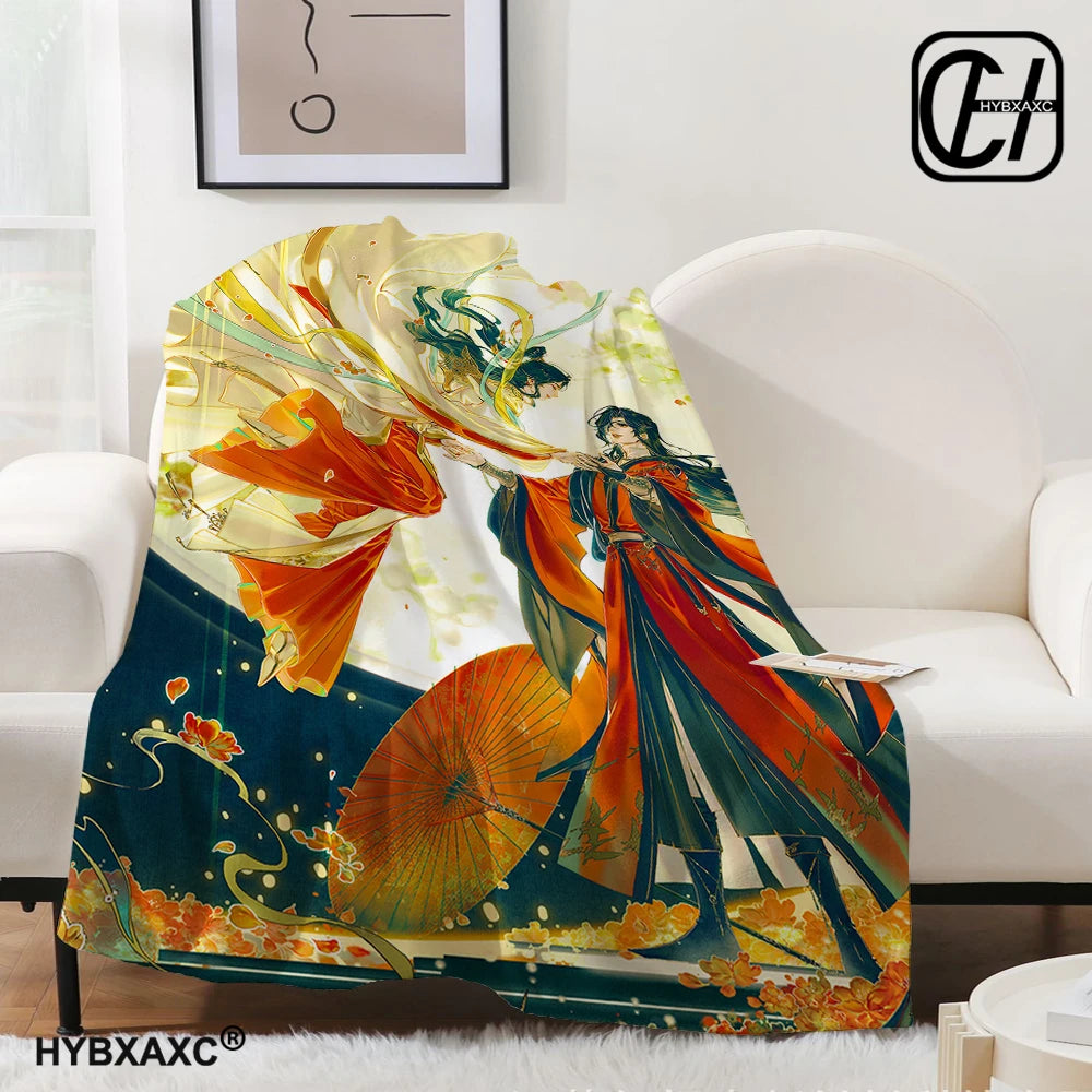 Heaven official’s blessing anime Popular BL Comics throw blanket sofa bed office nap blanket Personalized customized gifts