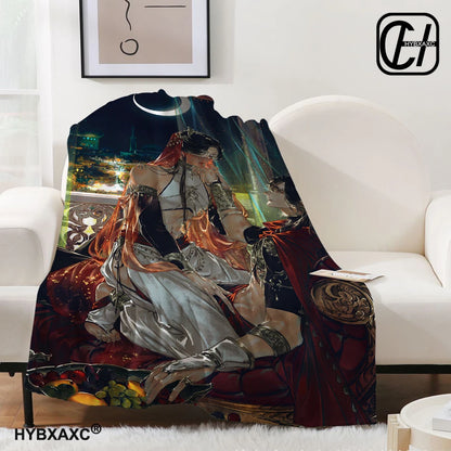 Heaven official’s blessing anime Popular BL Comics throw blanket sofa bed office nap blanket Personalized customized gifts