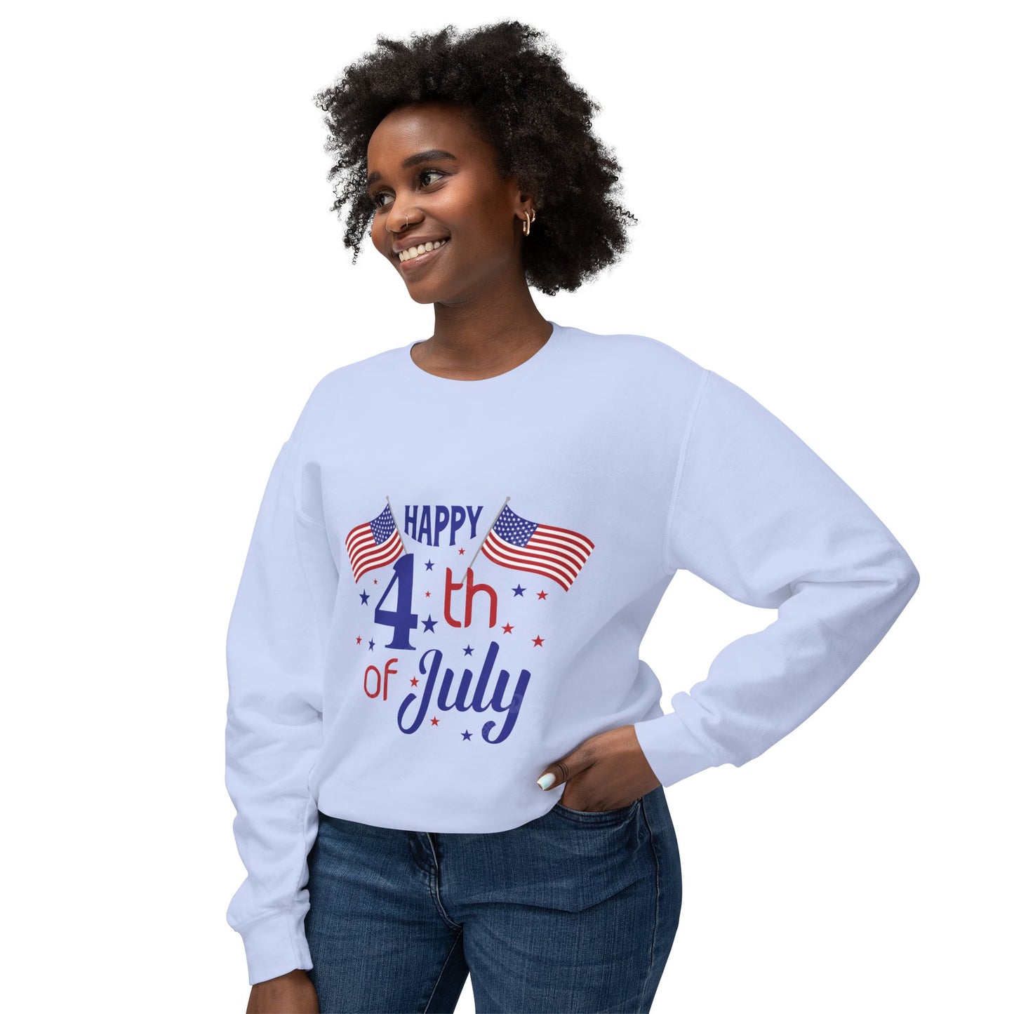 Patriotic Crewneck Sweatshirt, Happy 4th of July Top, Unisex Independence Day Sweater, Holiday Gift, Casual Summer Wear, Red White [...]