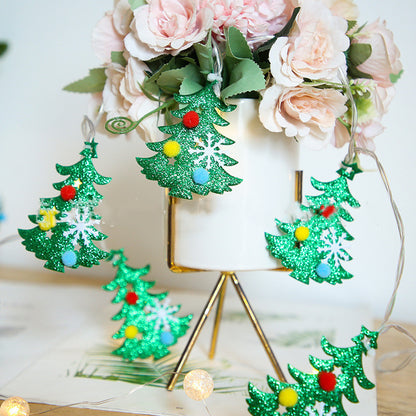 Santa Claus String Lights Christmas Tree Snowman Decoration Lights