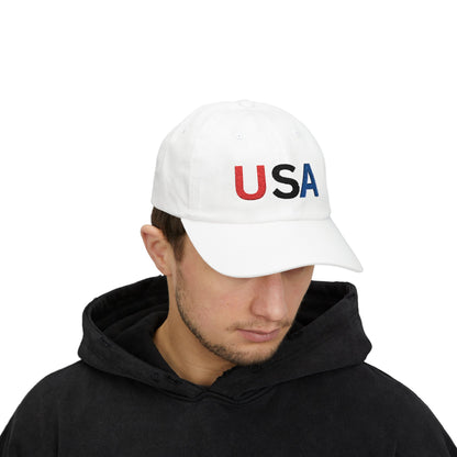 USA Classic Dad Cap | Adjustable Hat | Perfect for Father's Day, Casual Outfits, BBQs, Summer Outings, Patriotic Events