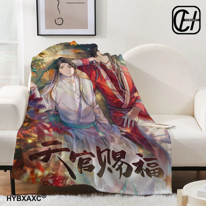 Heaven official’s blessing anime Popular BL Comics throw blanket sofa bed office nap blanket Personalized customized gifts