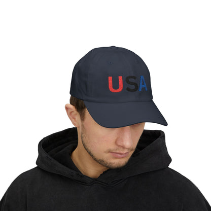 USA Classic Dad Cap | Adjustable Hat | Perfect for Father's Day, Casual Outfits, BBQs, Summer Outings, Patriotic Events
