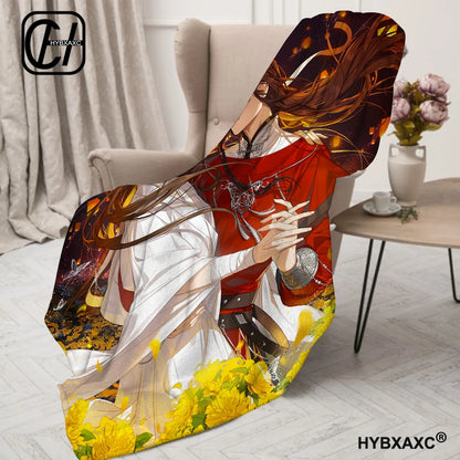 Heaven official’s blessing anime Popular BL Comics throw blanket sofa bed office nap blanket Personalized customized gifts