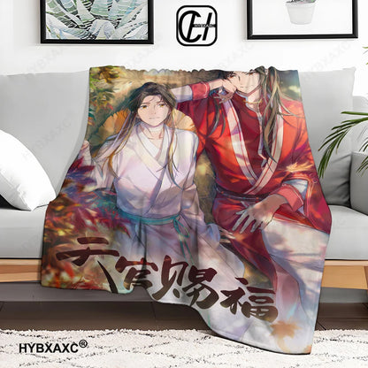 Heaven official’s blessing anime Popular BL Comics throw blanket sofa bed office nap blanket Personalized customized gifts