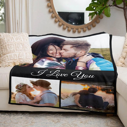 Custom Blanket with Photo, Customized Blanket, Personalized Picture Blankets, Customizable Blankets, Personalized Anniversary