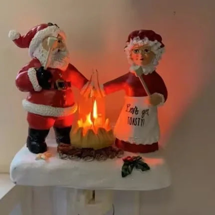 Ghost Campfire Flickering Nightlight Ghost Socket Night Light Ornament