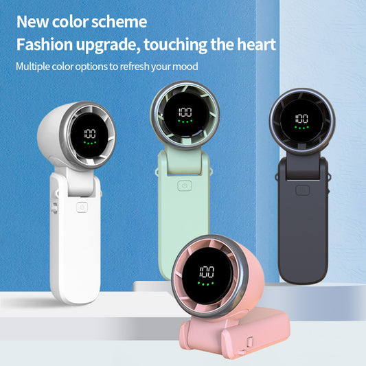 Outdoor Halter Portable Turbine Handheld Mini Little Fan