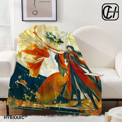 Heaven official’s blessing anime Popular BL Comics throw blanket sofa bed office nap blanket Personalized customized gifts