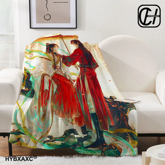 Heaven official’s blessing anime Popular BL Comics throw blanket sofa bed office nap blanket Personalized customized gifts