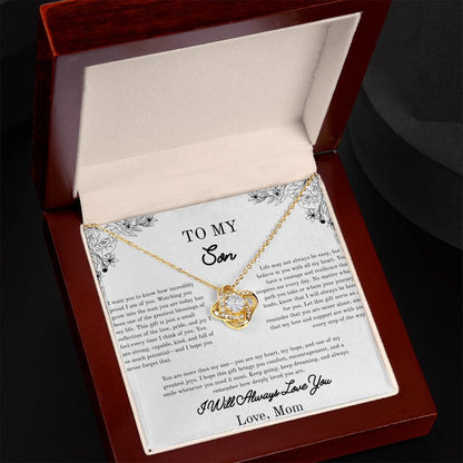 To my Son, Gift For Him, Beautiful Necklace, Yellow/White Gold Variants, For Him