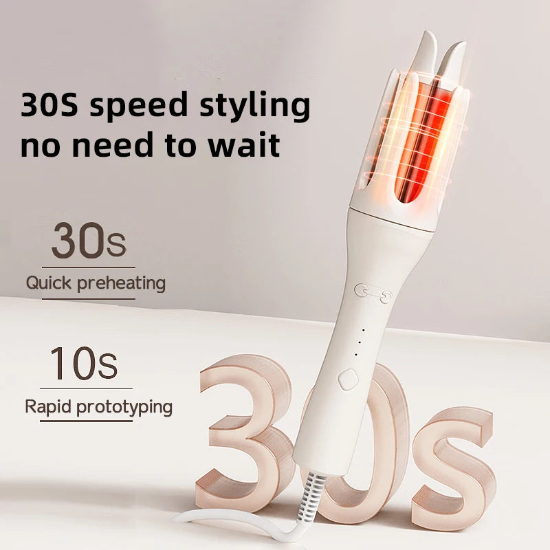XUMTOM Automatic Curling Iron 32 mm Big Roll Anion Ceramic Hair Curler 4-Speed Adjustable Fast Heating Fashion Styling Tools