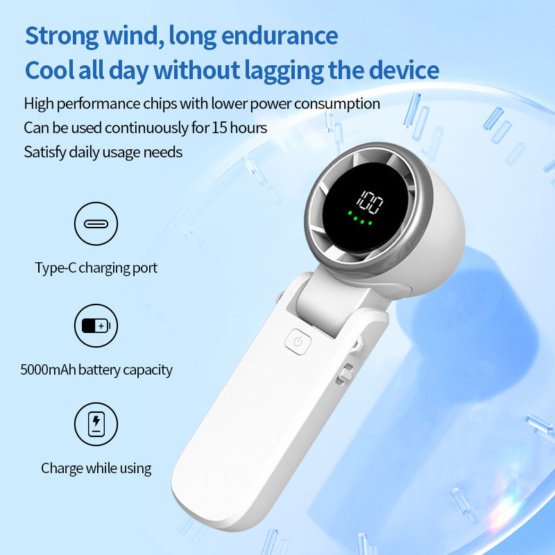 Outdoor Halter Portable Turbine Handheld Mini Little Fan