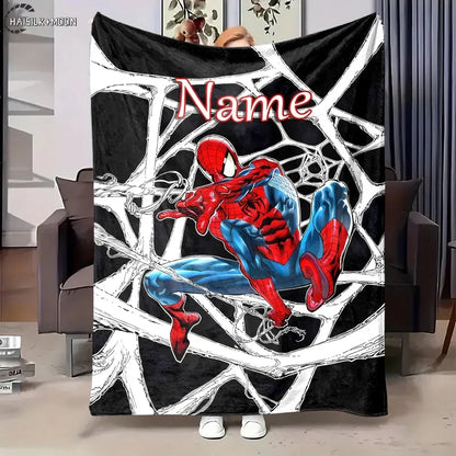 Customized Blankets, Personalized Name, Exclusive To You, Spider-Man,Four-season, Shipped At The Speed of Light, Arrive Quickly.