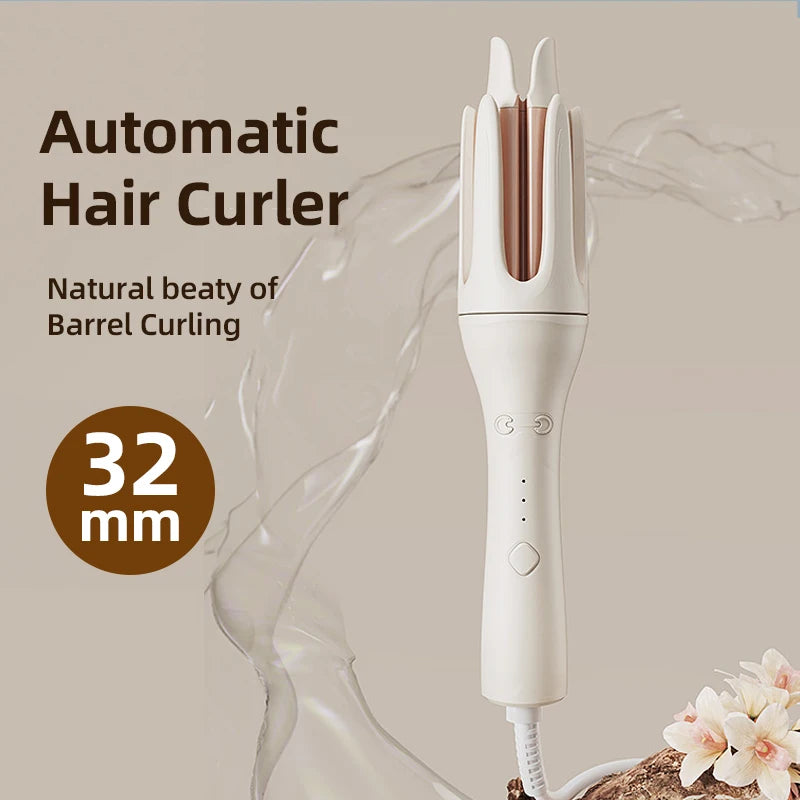 XUMTOM Automatic Curling Iron 32 mm Big Roll Anion Ceramic Hair Curler 4-Speed Adjustable Fast Heating Fashion Styling Tools