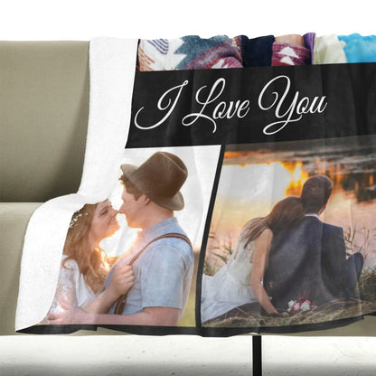 Custom Blanket with Photo, Customized Blanket, Personalized Picture Blankets, Customizable Blankets, Personalized Anniversary