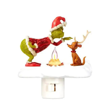 Ghost Campfire Flickering Nightlight Ghost Socket Night Light Ornament