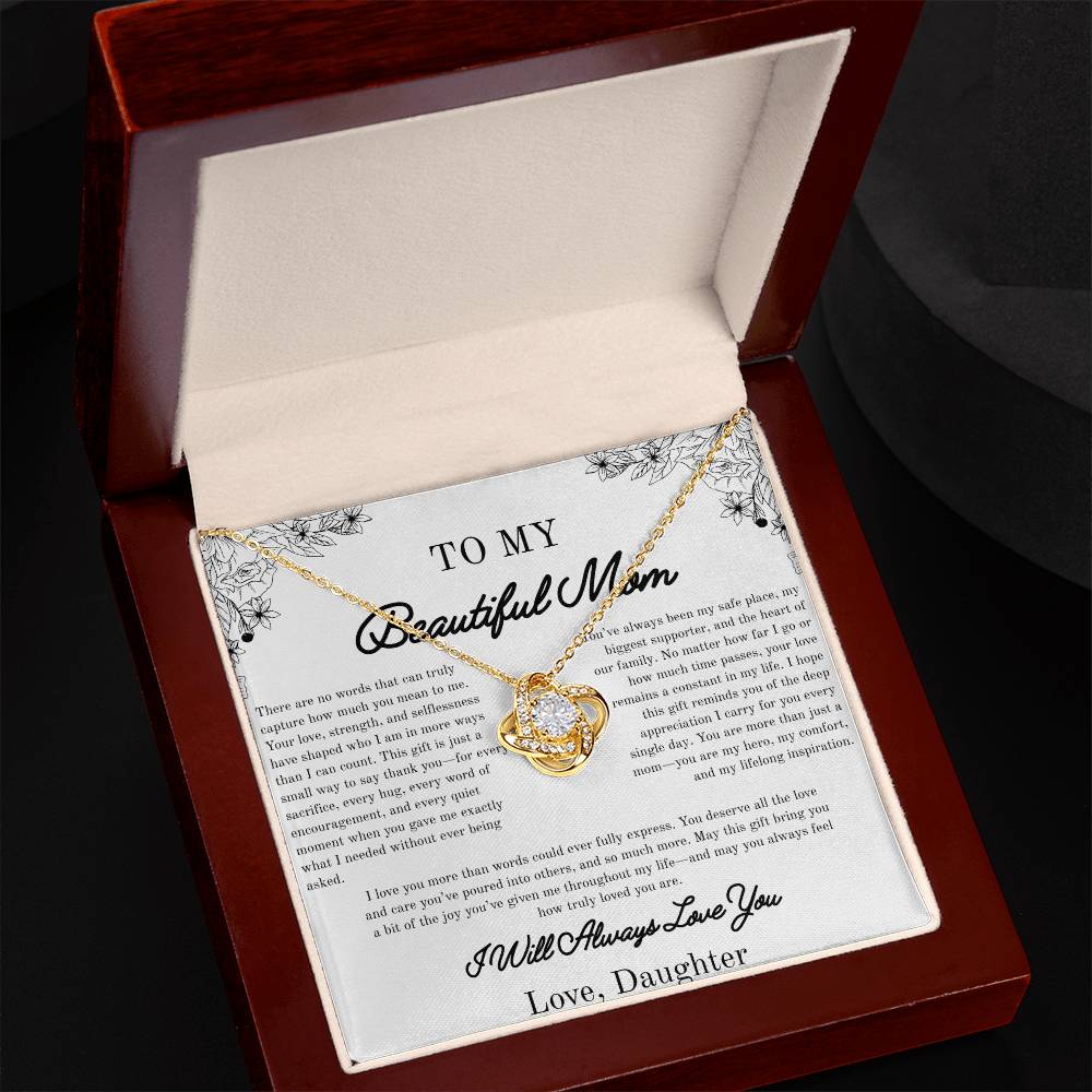 Heartfelt Mom Gift Keepsake Necklace