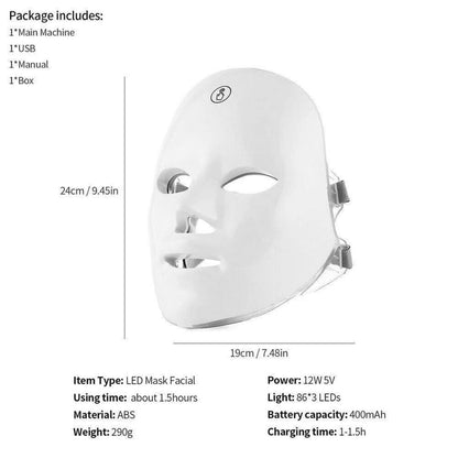 GlowLift 7-Color LED Rejuvenation Mask