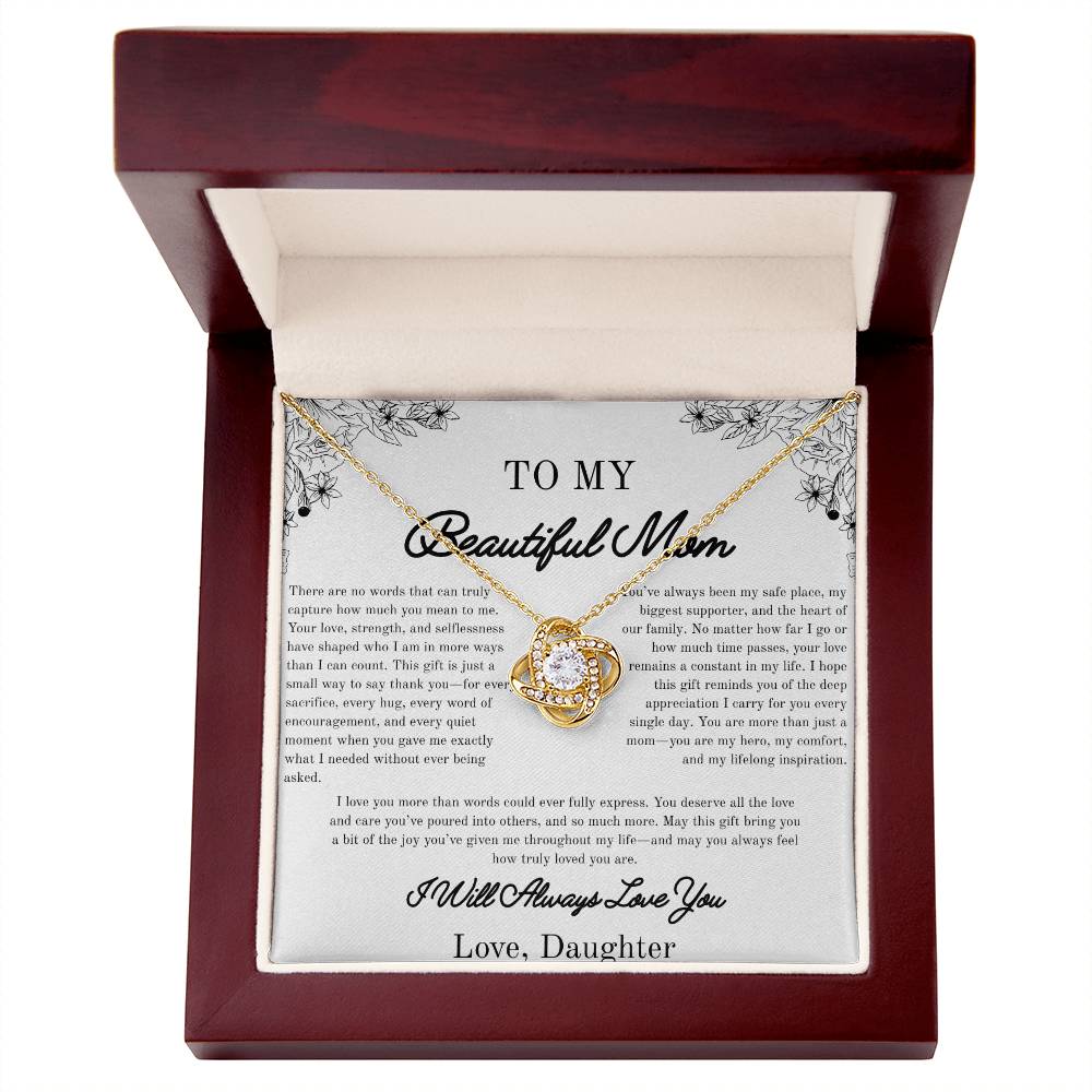 Heartfelt Mom Gift Keepsake Necklace