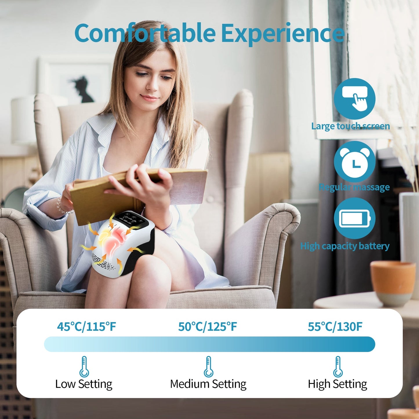 Home Relief Knee Massager Pro