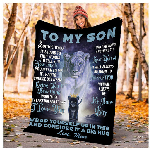 Cozy Flannel Message Blanket