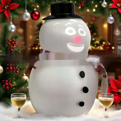 Animated Blinking Talking Snowman Centerpiece