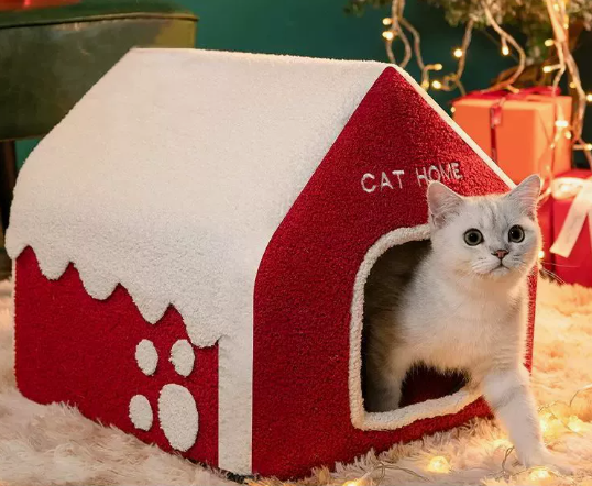 House Type Pet Cat Nest